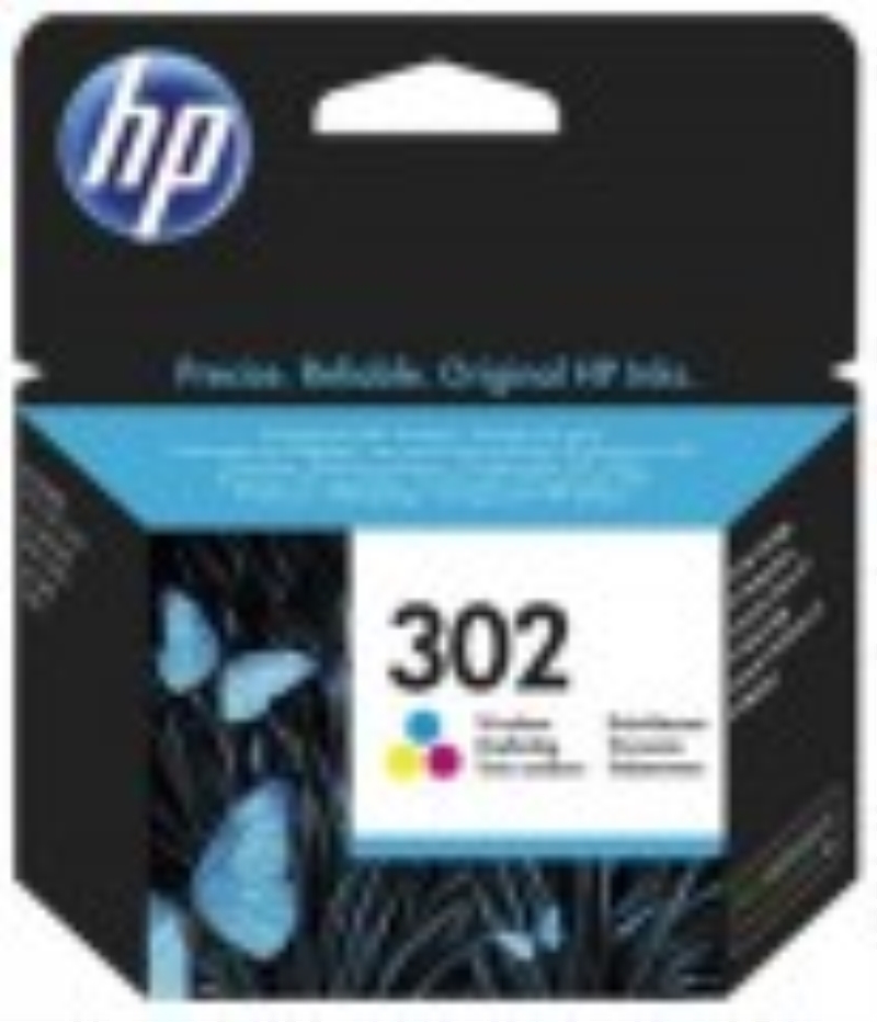 HEWLETT PACKARD Cartuccia originale HP InkJet 302 (F6U65AE) tricromia